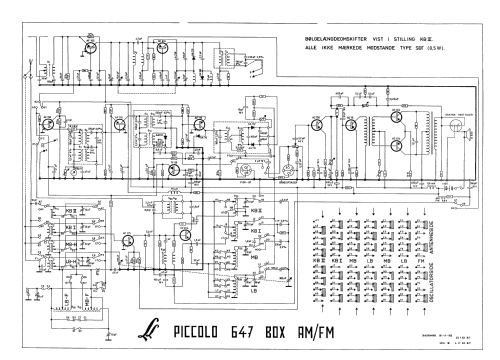 Mayavox Studio Piccolo Box 647; Linnet & Laursen LL (ID = 2648407) Radio