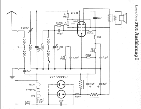 Opta 3101; Loewe-Opta; (ID = 8551) Radio