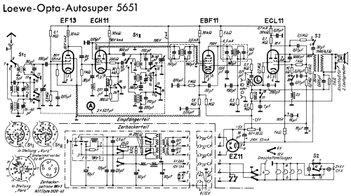 5651; Loewe-Opta; (ID = 1631151) Car Radio