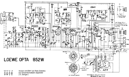 852W; Loewe-Opta; (ID = 575027) Radio