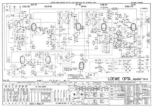 Apollo 3761W; Loewe-Opta; (ID = 2028552) Radio