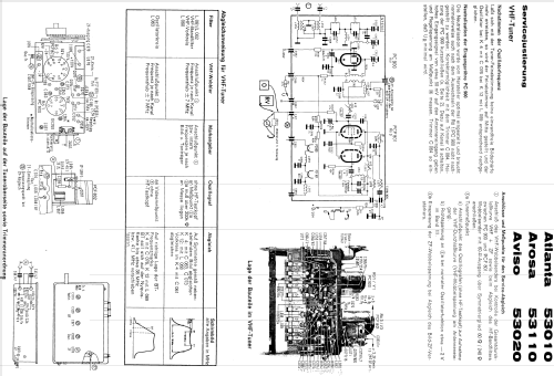 Arosa 53 110; Loewe-Opta; (ID = 697764) Television