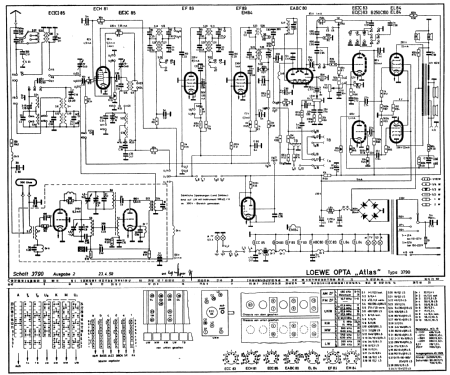 Atlas 3790W; Loewe-Opta; (ID = 63445) Radio