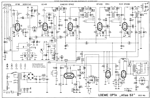 Atlas 53L 1953Wb; Loewe-Opta; (ID = 2036596) Radio