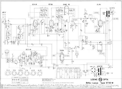 Bella-Luxus 6730W; Loewe-Opta; (ID = 883317) Radio