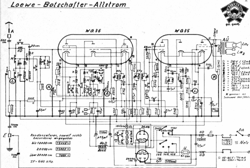 Botschafter GW; Loewe-Opta; (ID = 1074208) Radio