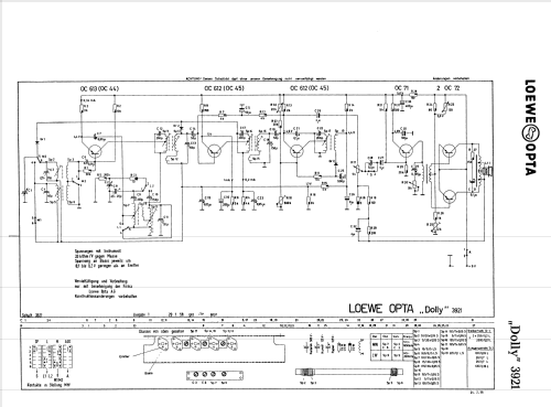 Dolly 3921; Loewe-Opta; (ID = 2646102) Radio