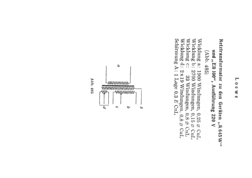 EB100W; Loewe-Opta; (ID = 340830) Radio