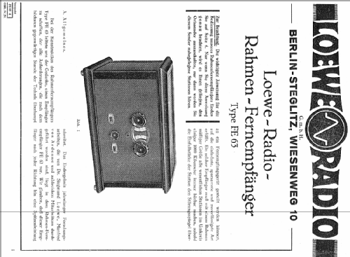 FE63; Loewe-Opta; (ID = 461433) Radio