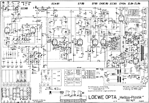 Hellas Plastik 552W/P; Loewe-Opta; (ID = 56412) Radio