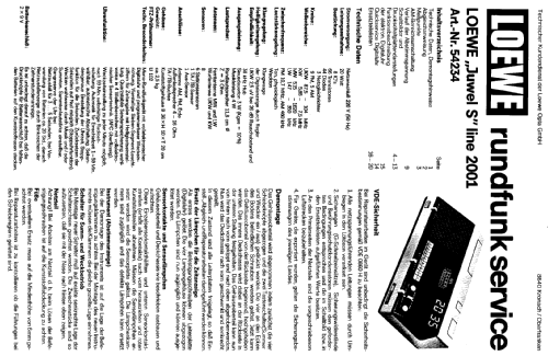 Juwel S 54234; Loewe-Opta; (ID = 594542) Radio