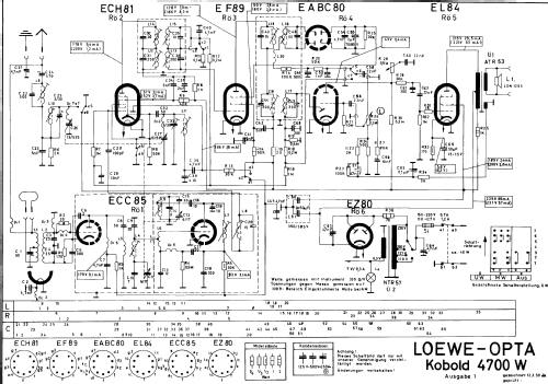 Kobold 4700W; Loewe-Opta; (ID = 32647) Radio
