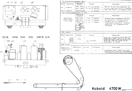 Kobold 4700W; Loewe-Opta; (ID = 32648) Radio