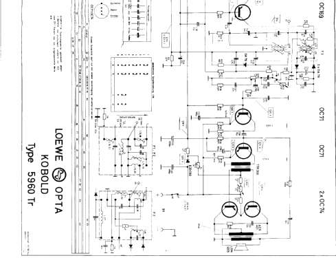 Kobold 5960TR; Loewe-Opta; (ID = 1405135) Radio