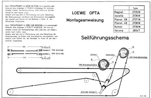 Komet 2739W; Loewe-Opta; (ID = 607546) Radio