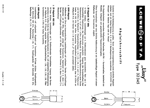 Lissy 32345; Loewe-Opta; (ID = 594238) Radio