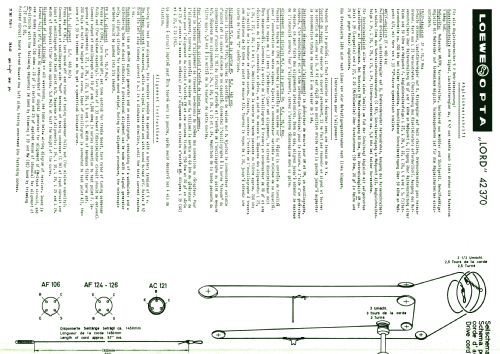 Lord 42 370; Loewe-Opta; (ID = 2136515) Radio