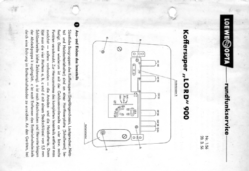 Lord 900; Loewe-Opta; (ID = 2409217) Radio