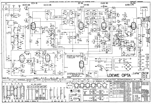 Luna-Phono 2743W; Loewe-Opta; (ID = 26087) Radio