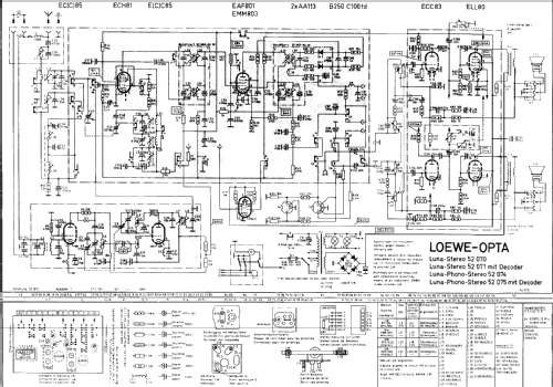 Luna-Stereo 52 071; Loewe-Opta; (ID = 364174) Radio