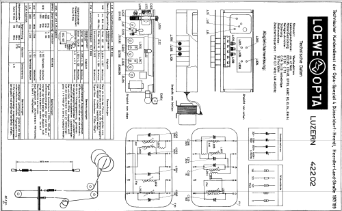 Luzern 42 202; Loewe-Opta; (ID = 333828) Radio