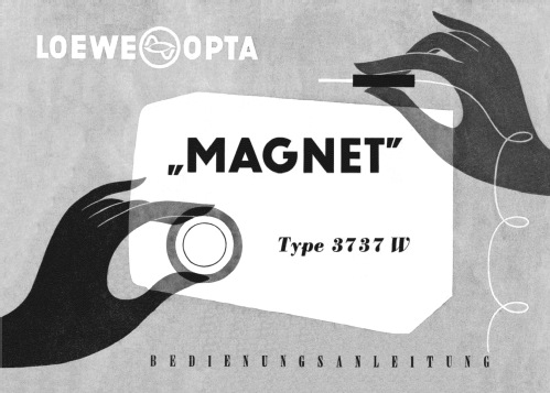 Magnet 3737W; Loewe-Opta; (ID = 774383) Radio