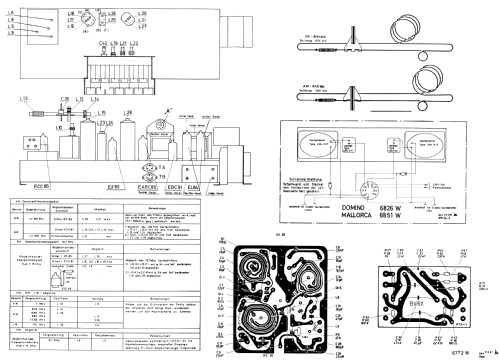 Mallorca-Stereo 6851T/W Ch= 6772W; Loewe-Opta; (ID = 2125552) Radio
