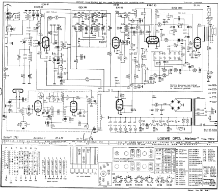 Meteor 1781W; Loewe-Opta; (ID = 1492807) Radio