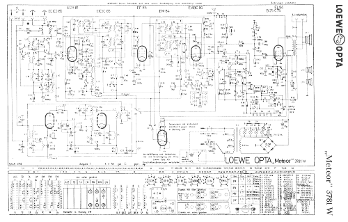 Meteor 3781W; Loewe-Opta; (ID = 86486) Radio