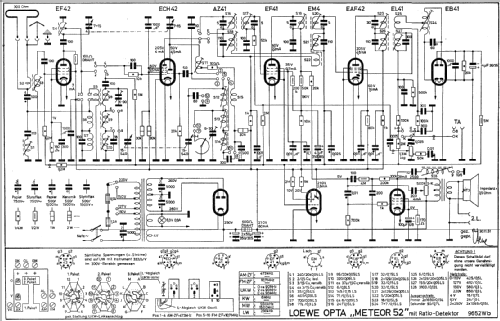 Meteor 52 9652Wb; Loewe-Opta; (ID = 17681) Radio