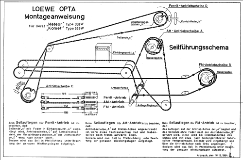 Meteor 558W; Loewe-Opta; (ID = 16955) Radio