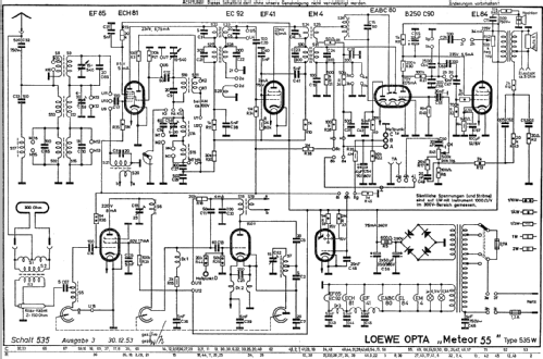 Meteor 55 535W; Loewe-Opta; (ID = 20262) Radio