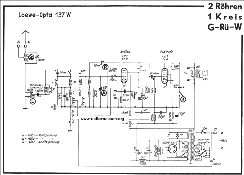 Opta 137W; Loewe-Opta; (ID = 25531) Radio