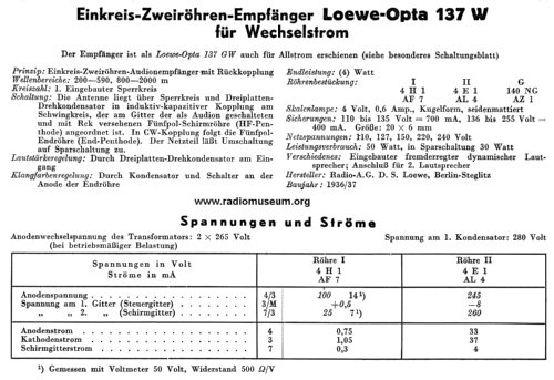 Dublette zu ID= 2625; Loewe-Opta; (ID = 25534) Radio