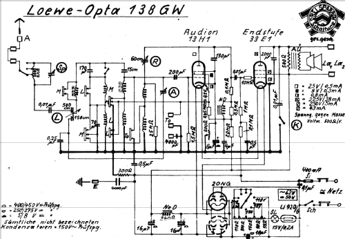 Opta 138GW; Loewe-Opta; (ID = 1074242) Radio