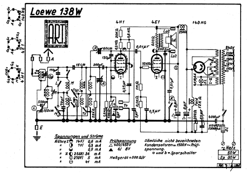 Opta 138W; Loewe-Opta; (ID = 2614149) Radio