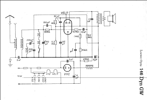Opta 146 Dyn GW; Loewe-Opta; (ID = 8385) Radio