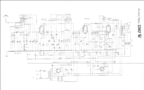 Löwe-Opta 2367W; Loewe-Opta; (ID = 8393) Radio