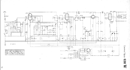 Opta 638W; Loewe-Opta; (ID = 8567) Radio