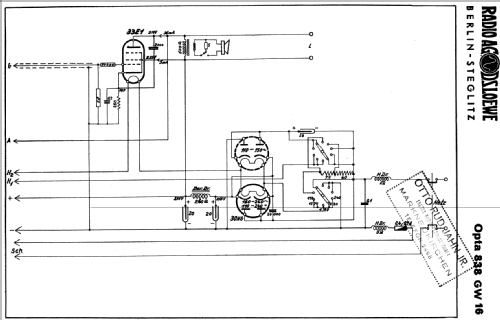 Opta 838GW; Loewe-Opta; (ID = 344978) Radio