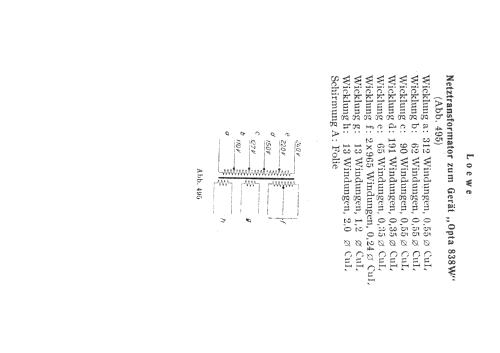 Opta 838W; Loewe-Opta; (ID = 341288) Radio