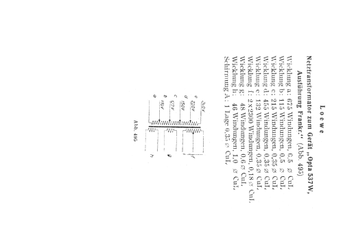 Opta 537W; Loewe-Opta; (ID = 341282) Radio