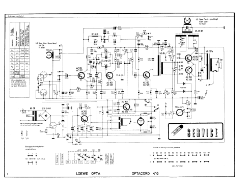 Optacord 416; Loewe-Opta; (ID = 82976) R-Player