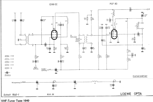 Optimat 1640; Loewe-Opta; (ID = 687651) TV-Radio