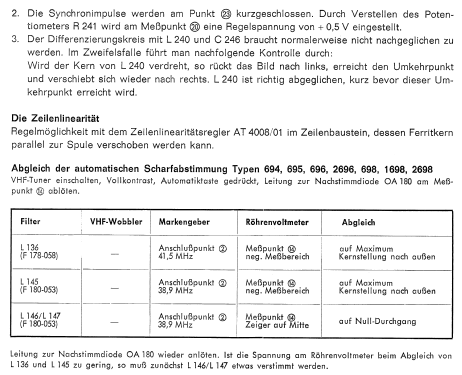 Optimat 696; Loewe-Opta; (ID = 744723) Television