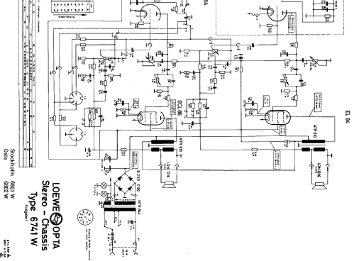 Oslo-Stereo 6802T/W Ch= 6741W; Loewe-Opta; (ID = 437320) Radio