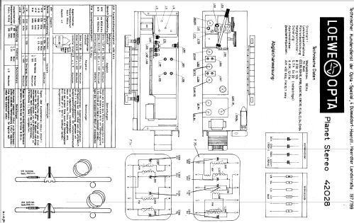 Planet-Stereo 42 028 Ch= 42830; Loewe-Opta; (ID = 332845) Radio
