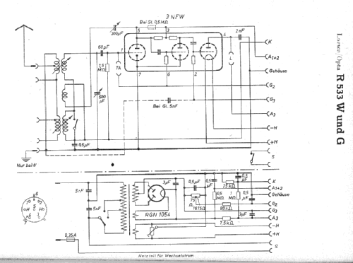 R533W; Loewe-Opta; (ID = 1824799) Radio