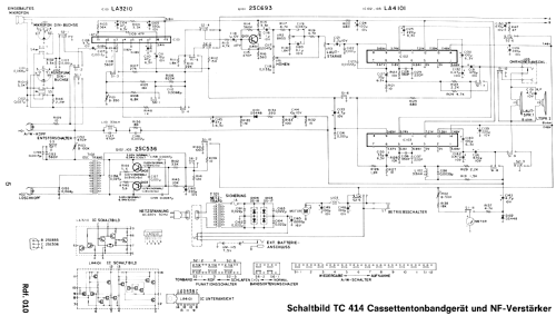 4 Band Radio Recorder TC414 Art.-Nr. 58200; Loewe-Opta; (ID = 1793428) Radio