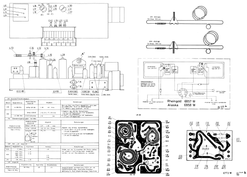 Rheingold-Stereo 6857T/W Ch= 6772W; Loewe-Opta; (ID = 2125565) Radio